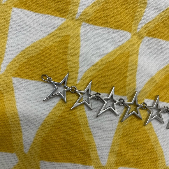 CC skye silver crystal star bracelet preowned - Picture 7 of 8